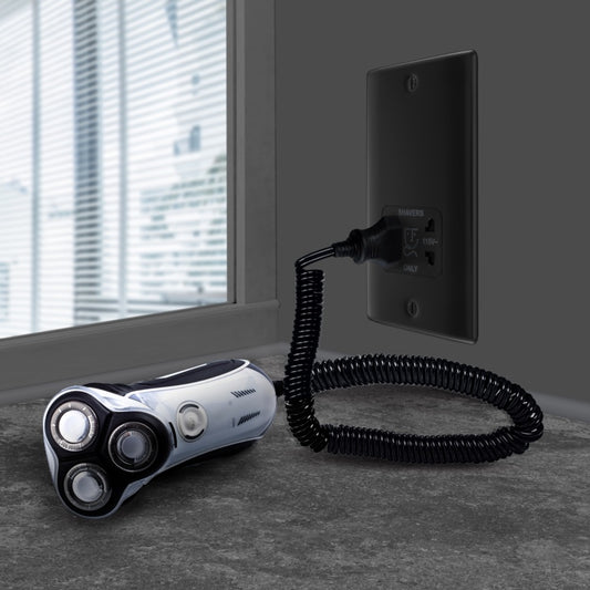 BG Dual Voltage Shaver Socket Matt Black