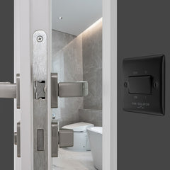 BG Matt Black Fan Isolator Switch 10a