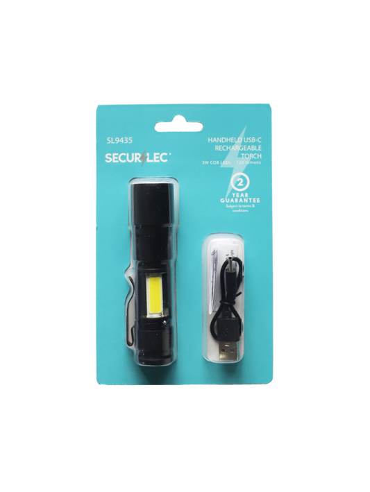 Securlec Handheld Usb Rechargeable Torch