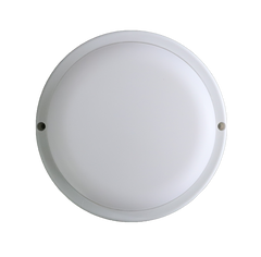 Securlec Round LED Bulkhead 6500k 12w 151mm