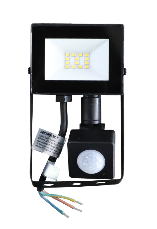Securlec LED Floodlight With Sensor 10W