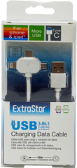 Extrastar 3 in 1 USB Data Charging Cable