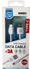 Extrastar Type C Charging Data Cable 1.2m Black