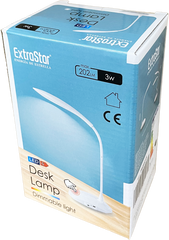 Extrastar Rechargable Dimmable Desk Lamp With Usb 3w White