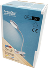 Extrastar Clip On Dimmable Desk Lamp With USB 3w White