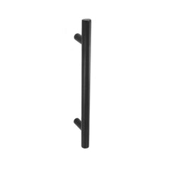 Securit Plain Bar Handle Matt Black 128mm