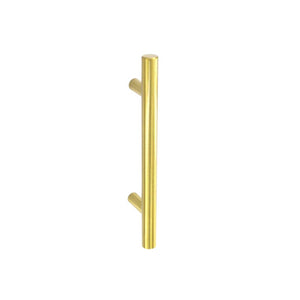 Securit Plain Bar Handle Satin Brass 96mm