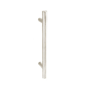 Securit Plain Bar Handle Satin Nickel 128mm