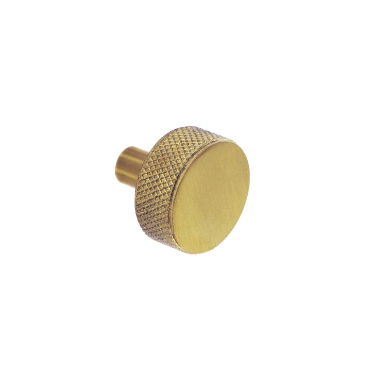Smiths Architectural Knurled Disc Knob 32mm Satin Nickel