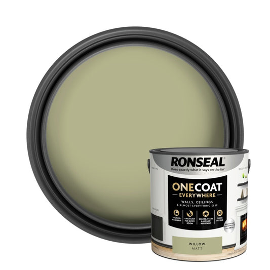 Ronseal One Coat Everywhere Matt  Paint 2.5L Willow