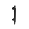 Smiths Architectural Cross Knurled Handle 96mm Matt Black