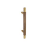 Smiths Architectural Linear Knurled Handle 96mm Antique Brass