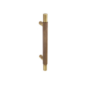 Smiths Architectural Linear Knurled Handle 96mm Antique Brass