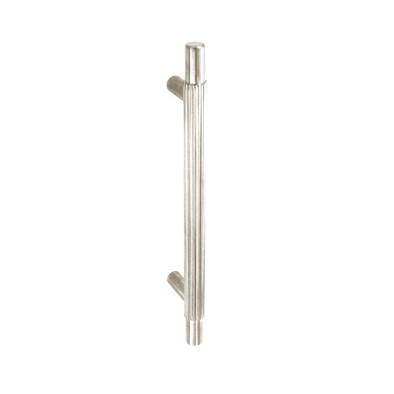 Smiths Architectural Linear Knurled Handle 128mm Satin Nickel