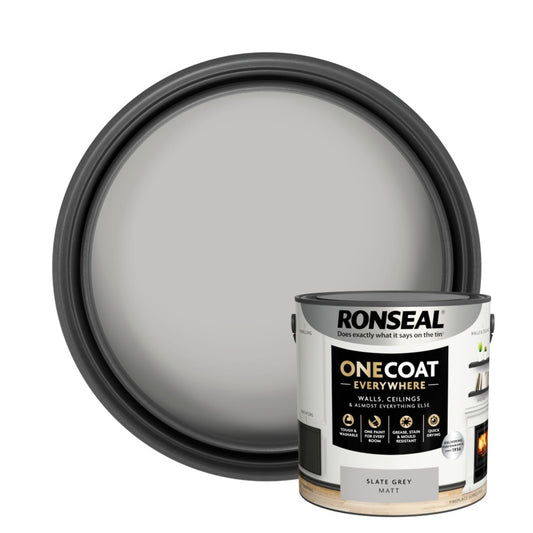 Ronseal One Coat Everywhere Matt  Paint 2.5L Midnight Sky
