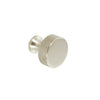 Smiths Architectural Solid Brass Knurled Knob 32mm Matt Black