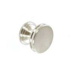 Smiths Architectural Grooved Stepped Knob 40mm Satin Nickel