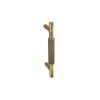 Smiths Architectural Solid Brass Knurled Handle 96mm Antique Brass