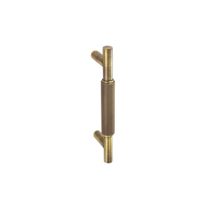 Smiths Architectural Solid Brass Knurled Handle 96mm Antique Brass