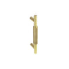 Smiths Architectural Solid Brass Knurled Handle 96mm Antique Brass