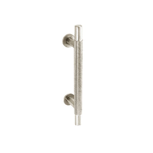 Smiths Architectural Cross Knurled Handle 96mm Satin Nickel