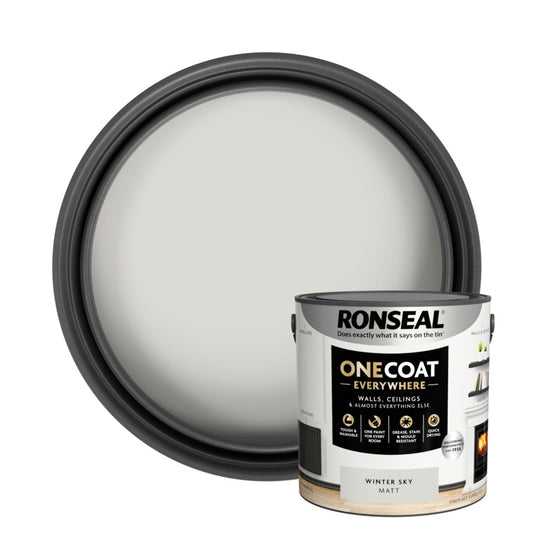 Ronseal One Coat Everywhere Matt  Paint 2.5L Almond