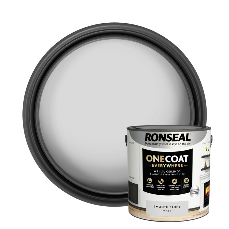 Ronseal One Coat Everywhere Matt Paint 2.5L Almond