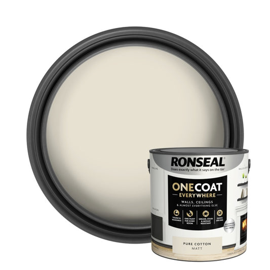 Ronseal One Coat Everywhere Matt  Paint 2.5L Evergreen