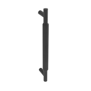 Smiths Architectural Solid Brass Knurled Handle 160mm Matt Black