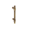Smiths Architectural Brass Shouldered Handle 96mm Antique Brass