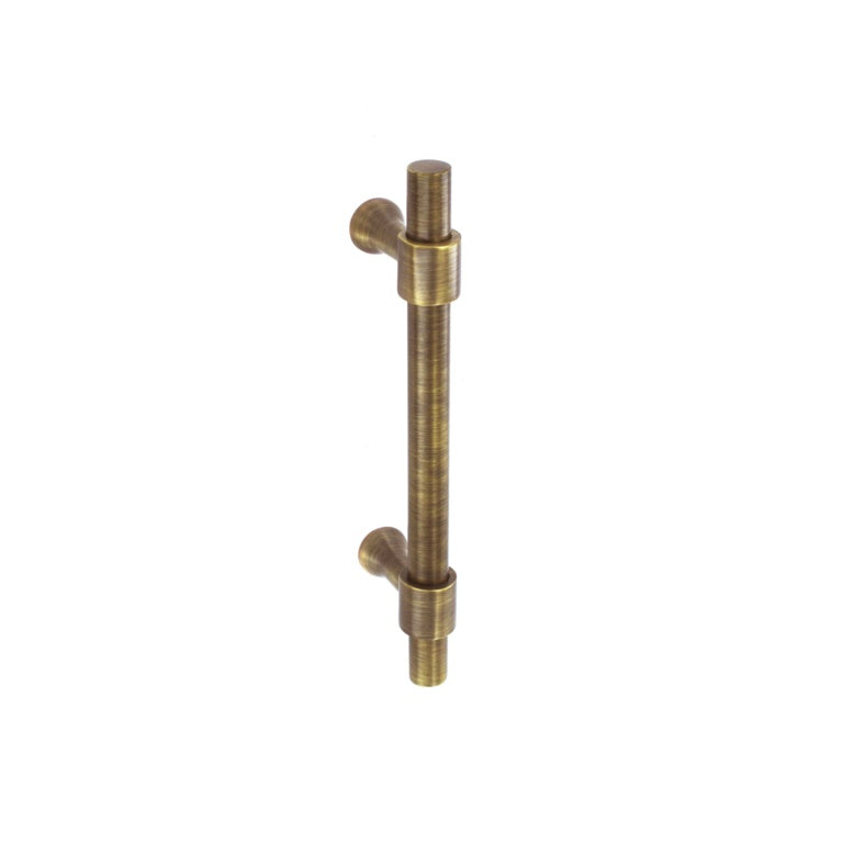 Smiths Architectural Brass Shouldered Handle 96mm Antique Brass
