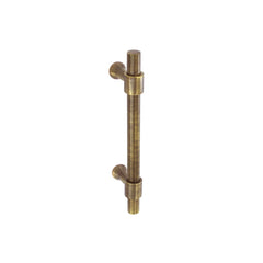 Smiths Architectural Brass Shouldered Handle 96mm Antique Brass