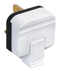 Luceco Heavy Duty Plug 13 Amp White