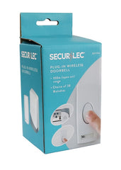 Securlec Plug-In Wireless Doorbell & Chime 100m
