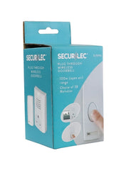 Securlec Plug Through Wireless Doorbell & Chime 100m