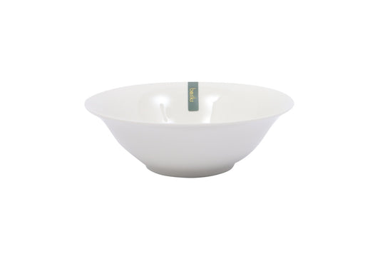 Basiks White Porcelain Bowl 7"