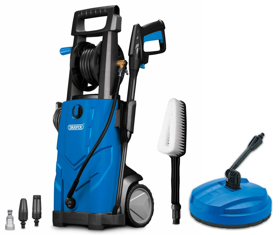 Draper Pressure Washer + Patio Clean 165 Bar