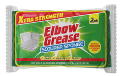 Elbow Grease Super Strong Scourer Sponge Pack 2