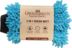 Groundsman 2 In 1 Microfibre Wash Mitt 28x20