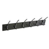 Securit Black Hat & Coat Board 6 Chrome Plated Hooks