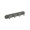 Securit Grey Hat & Coat Board 4 Satin Hooks