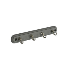 Securit Grey Hat & Coat Board 4 Satin Hooks