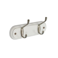 Securit White Hat & Coat Board 2 Satin Hooks