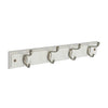 Securit White Hat & Coat Board 4 Satin Hooks