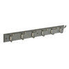 Securit Grey Hat & Coat Board 4 Satin Hooks