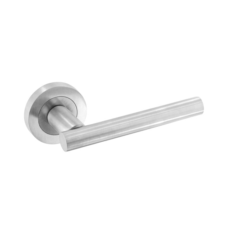 Smiths Architectural T Bar Lever On Rose Satin Chrome