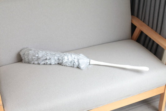 Casa & Casa Feather Duster With Long Handle Grey