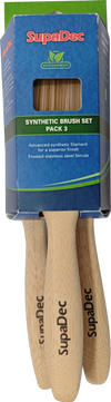SupaDec Synthetic Brush Set Pack 3