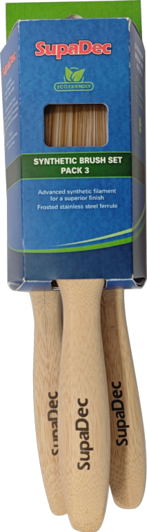 SupaDec Synthetic Brush Set Pack 3