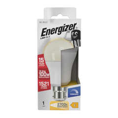 Energizer LED GLS B22 Dimmable 12.6w 1521lm